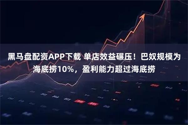 黑马盘配资APP下载 单店效益碾压！巴奴规模为海底捞10%，盈利能力超过海底捞